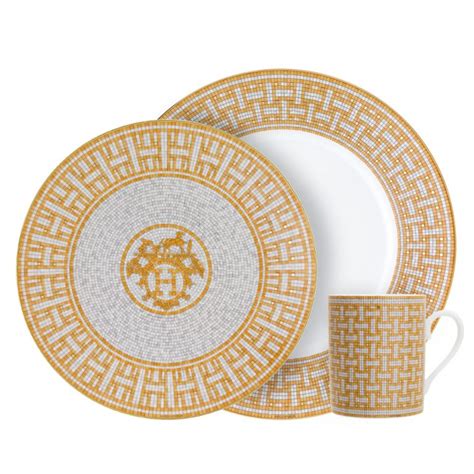 hermes mosaique dinnerware